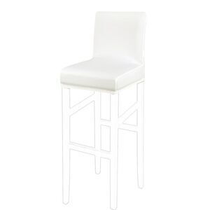Stretch Bar Stool Cover for Bar Height Side Chair Slipcovers 1pc Snow White